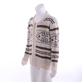 Halloweez Men's Big Lebowski Zip Up Shawl Cardigan - The Dude Knitted Sweater - Halloweez